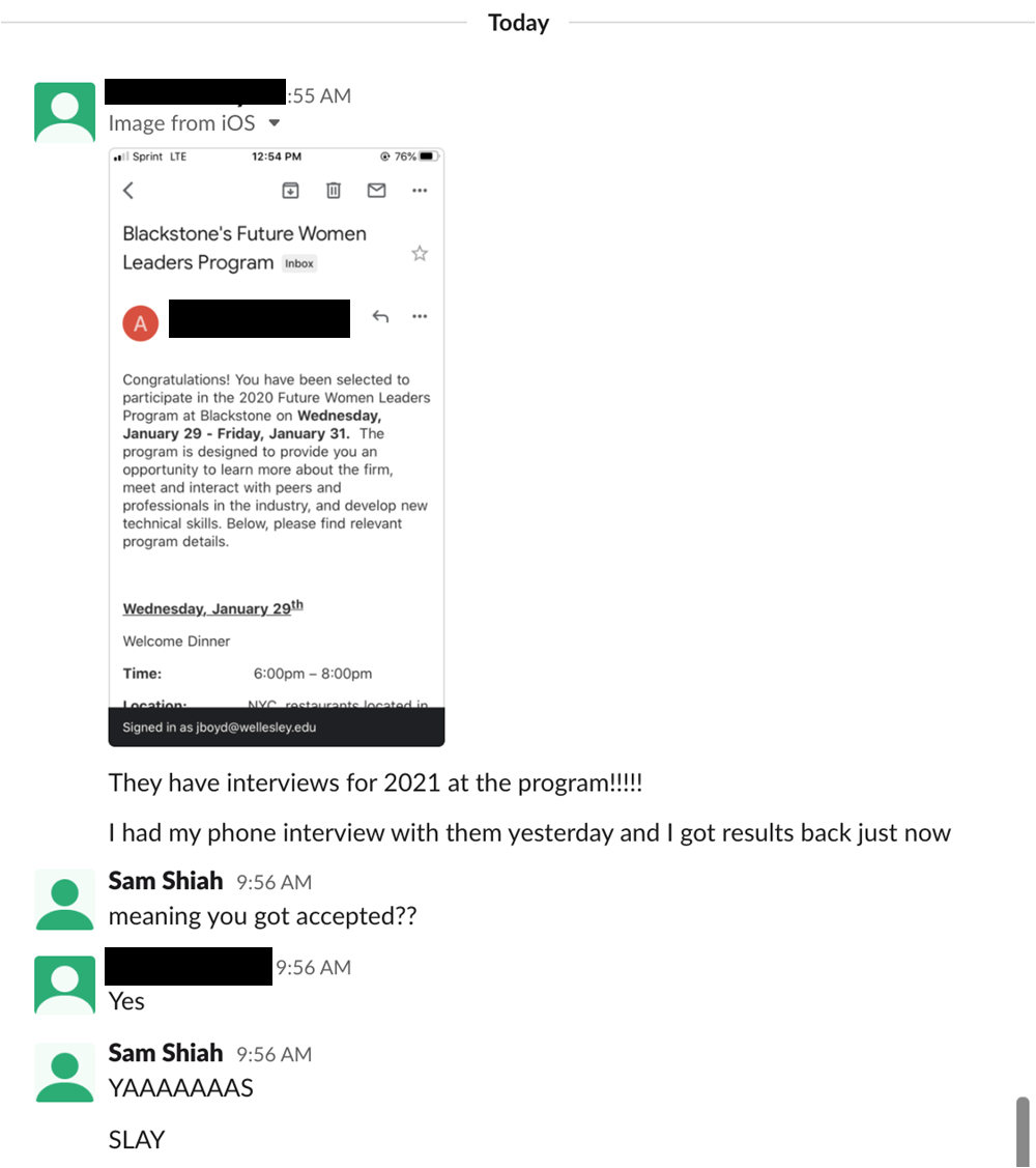 2020.01.17_JB-Slack-passed-interview-for-Blackstone-women_s-program_censored