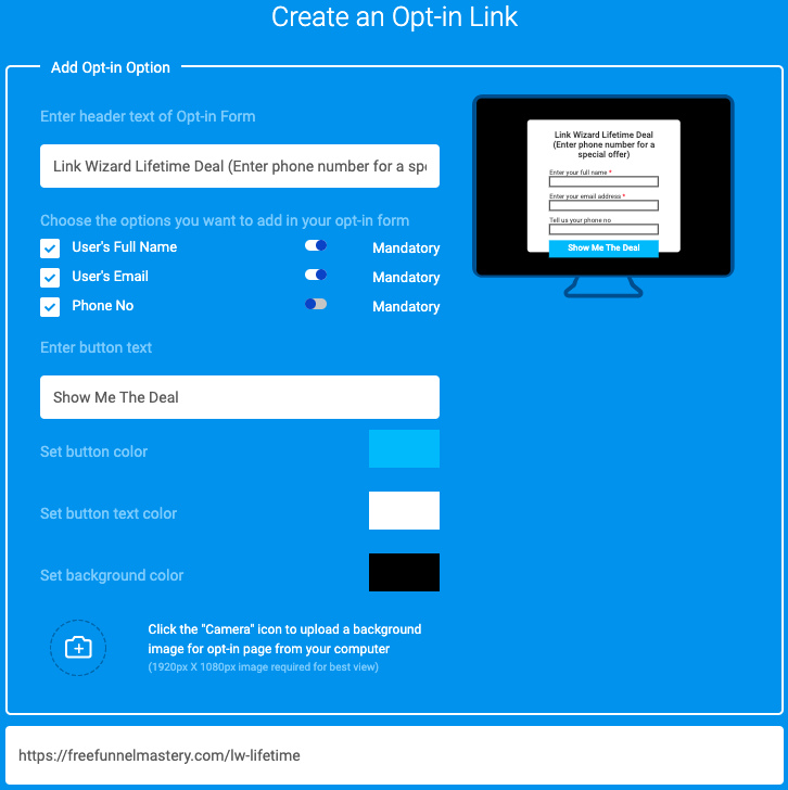 Opt In Links Opt-In Links